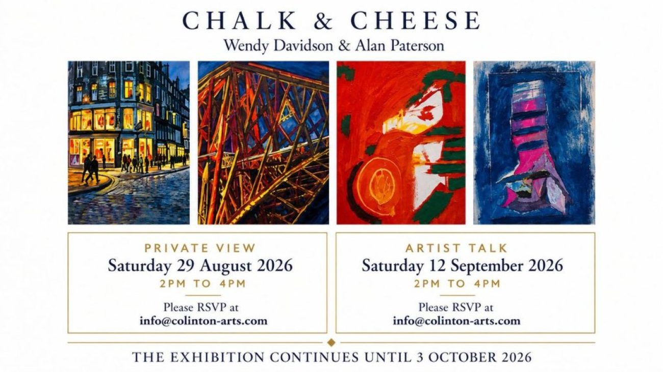 Chalk and Cheese Art Exhibition - Wendy Davidson and Alan Paterson