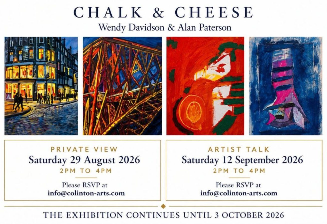 Chalk and Cheese Art Exhibition - Wendy Davidson and Alan Paterson