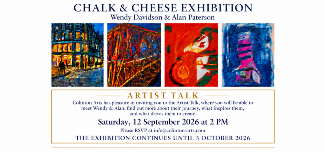 Chalk and Cheese Art Exhibition - Wendy Davidson and Alan Paterson