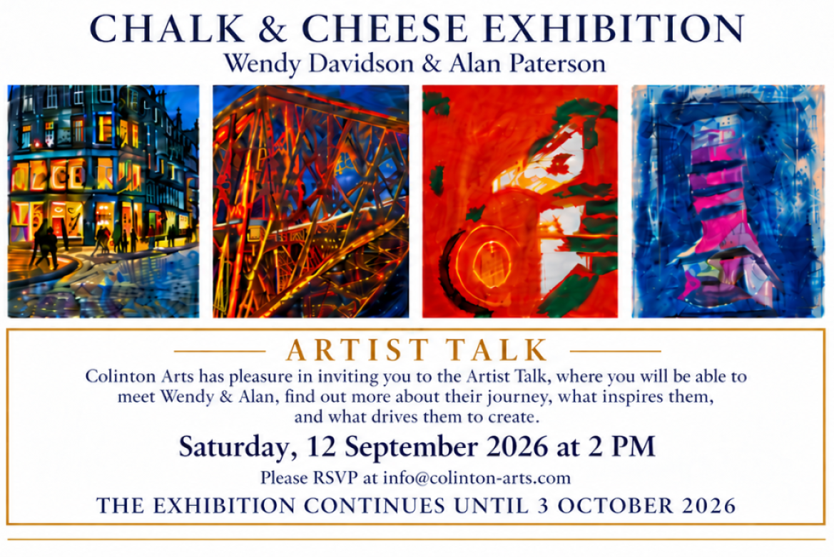 Chalk and Cheese Art Exhibition - Wendy Davidson and Alan Paterson