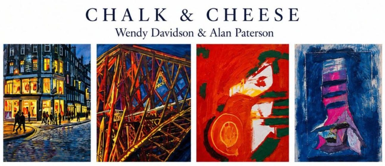 Chalk and Cheese Art Exhibition - Wendy Davidson and Alan Paterson